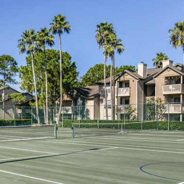 Two Tennis Courts