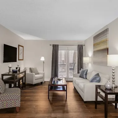Large living room in an apartment at Willowbrooke Apartments in Lakeland