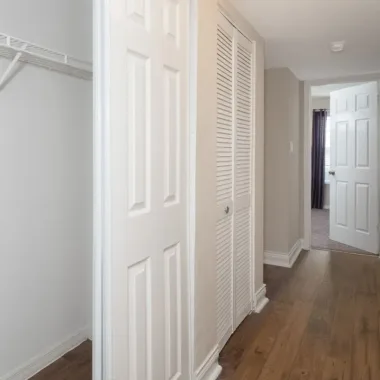 Hall storage closet at Willowbrooke Apartments in Lakeland